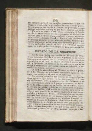 Estado de la cuestion.
