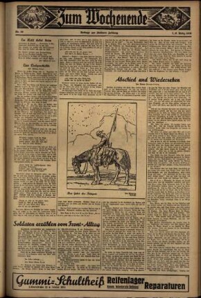 Zweite Ausgabe vom Samstag, den 07. März 1936.