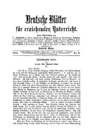 Psychologische Briefe : (Fortsetzung)