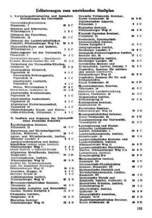 Erläuterungen zum umstehenden Stadtplan