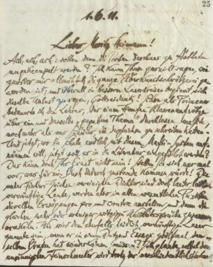 Brief an Moritz Heimann