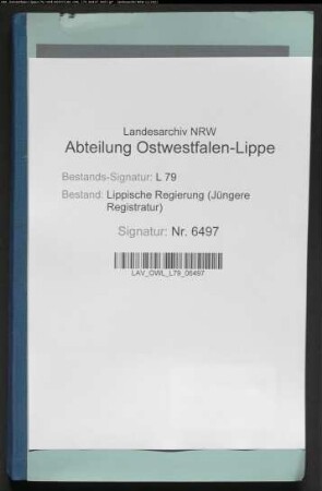 Unterstützung der Witwen gefallener Soldaten (Besonderes)