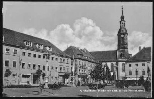 Großenhain. Markt und Marienkirche
