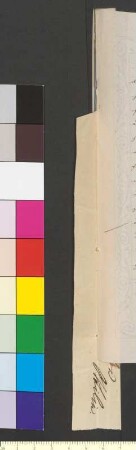 Brief von Goethe, Ottilie von geb. von Pogwisch an Goethe, Johann Wolfgang von