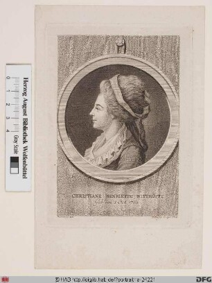 Bildnis Christiane Henriette Witthöft