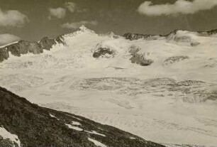 Österreich. Hohe Tauern. Venedigergruppe. Großvenediger (3660 m). Blick von der Kürsingerhütte