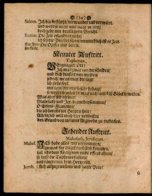 Zehender Auftritt.