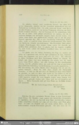 Franz Bopp an August Wilhelm von Schlegel, Berlin, 30.03.1828