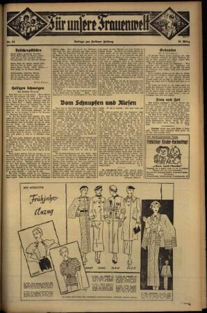 Zweite Ausgabe vom Donnerstag, den 28. März 1935.