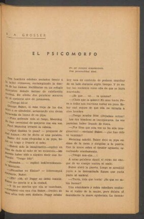 El psicomorfo : Un ser siempre complaciente. Una personalidad ideal.