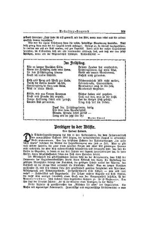 Prediger in der Wüste