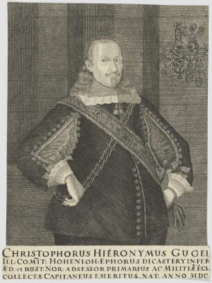 Bildnis des Christophorus Hieronymus Gugel