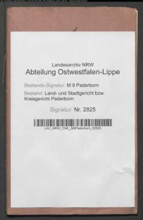 Erblasser: Trettner, Ferdinand; Erblasser: Trettner, Lisette, geb. Hillenkamp: