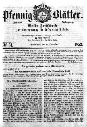 Nr. 51, Sonnabend, den 17. December