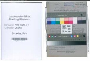 Entnazifizierung Paul Stroeder , geb. 28.04.1916 (Technischer Angestellter)