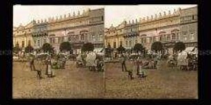 Marktplatz mit Hotel Rakoczi, Eperjes
