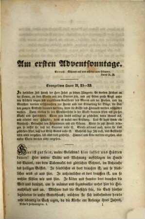 Der Ruf der Kirche in die Gegenwart : Zeitpredigten, auf die Sonntage des katholischen Kirchenjahres gehalten in der Domkirche zu Breslau ; in zwei Bänden, 1