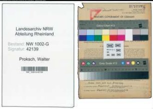 Entnazifizierung Walter Proksch, geb. 31.05.1896 (Bahnarbeiter)