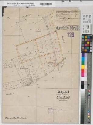 Elte (Rheine), Mesum (Rheine), Umlegung Elte, Urkarte 2 Mesum Flur 7