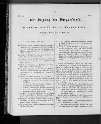 18te Sitzung