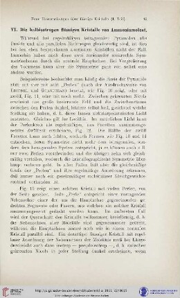 VI. Die halbisotropen flüssigen Kristalle von Ammoniumoleat