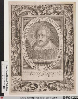 Bildnis Moritz der Gelehrte, Landgraf von Hessen-Kassel (reg. 1592-1627)