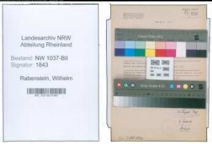 Entnazifizierung Wilhelm Rabenstein , geb. 16.10.1905 (Gasmeister)