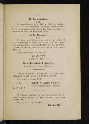 IV. Zwangserziehung.