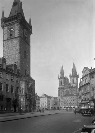 Altstädter Rathaus, Eckturm, Prager Altstadt, Tschechische Republik