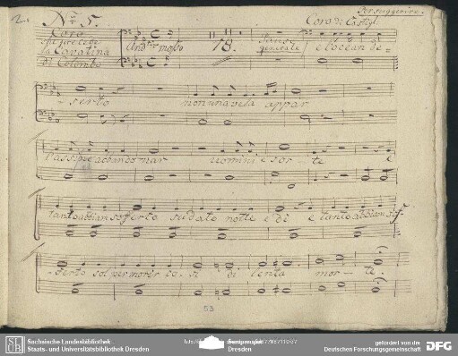 Coro: "E l'ocean deserto"