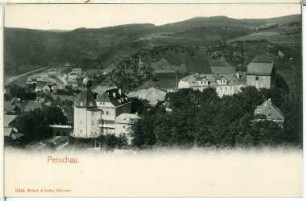 Petschau. Blick nach Petschau