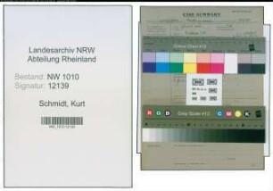 Entnazifizierung Kurt Schmidt , geb. (Klavierlehrer)
