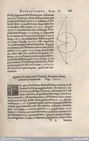27. Quanta sit eccentrotes Mercurij et quam habeat orbium symmetriam.