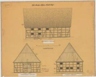 Elfsen (Kreis Soest): Hof Lange. Haupthaus (Nordwestansicht)