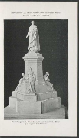 Monumento al Deán Doctor Don Gregorio Funes en la ciudad de Córdoba [con disparos de detalle]