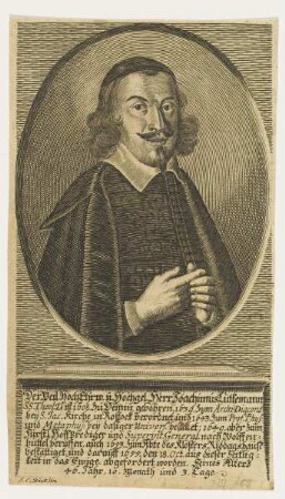 Bildnis des Joachimus Lütkemann