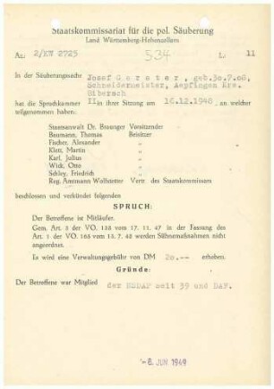 Gerster, Josef