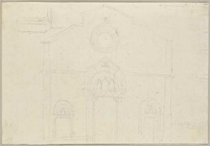 Fassade der Domkirche von Fiesole