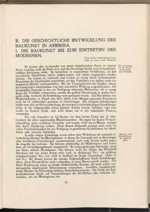 1. Die Baukunst bis zum Eintreten der Modernen.