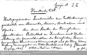 Geographia A: Geographia A