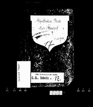 Hypothekenbuch von Ottendorf (bei Sebnitz)