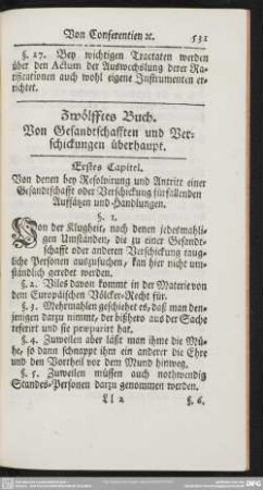 Zwölfftes Buch. Von Gesandtschafften und Verschickungen überhaupt