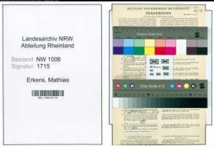 Entnazifizierung Mathias Erkens , geb. 06.02.1881 (Landwirt)