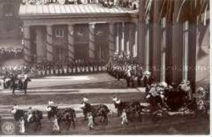 Postkarte zur Hochzeit Kronprinz Wilhelms mit Cecilie