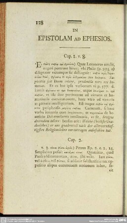 In Epistolam Ad Ephesios