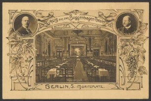 Ansichtskarte Theater und Leitung des „Buggenhagen“, Oranienstraße 147