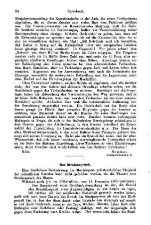 54-57, Der Strafanspruch
