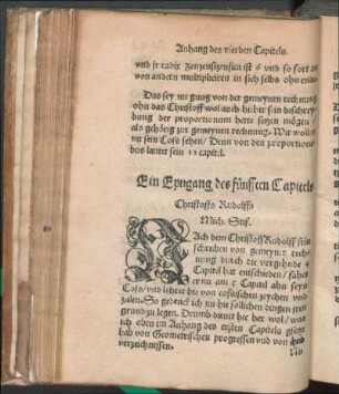 [Das fünffte Capitel.]