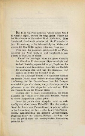 Ueber Pneumothorax : Würzb. Inaug.-Diss.