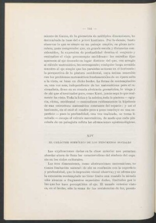 XIV - El carácter simbólico de los fenómenos sociales
